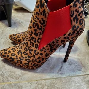 NEW leopard booties
